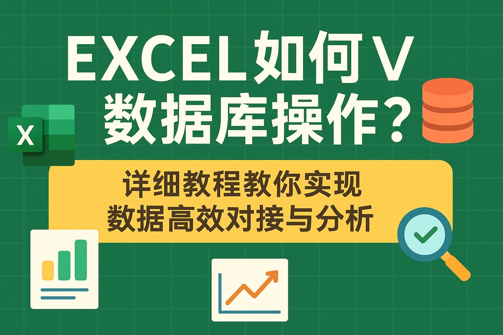 excel如何v数据库操作？详细教程教你实现数据高效对接与分析