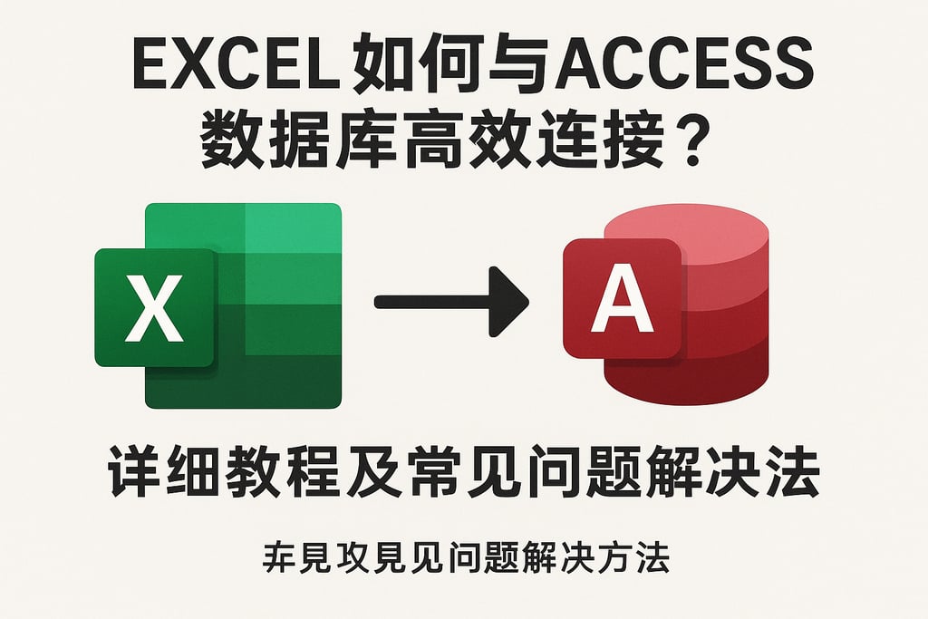 excel如何与access数据库高效连接？详细教程及常见问题解决方法