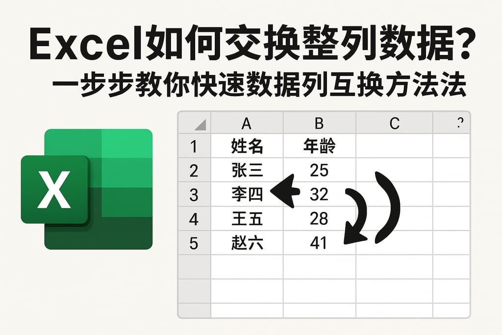 excel如何交换整列数据库？一步步教你快速数据列互换的方法