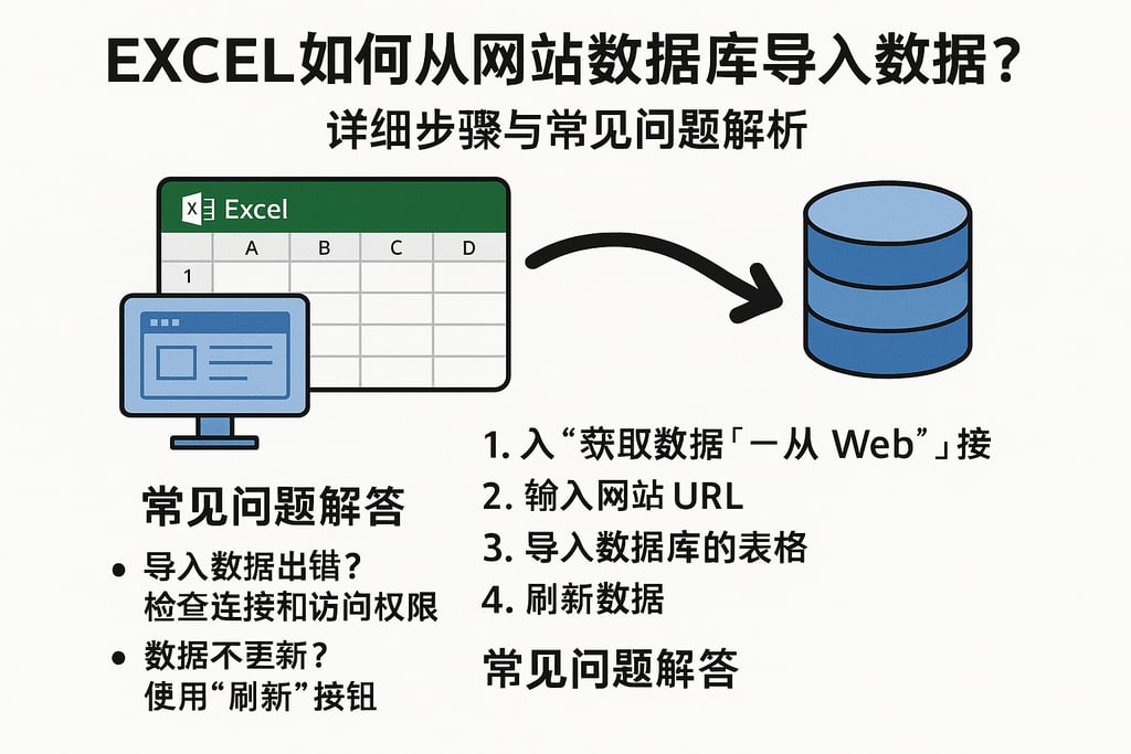 excel如何从网站数据库导入数据？详细步骤与常见问题解析