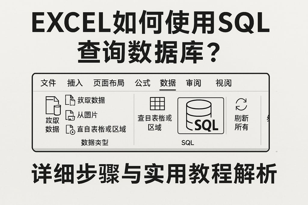 excel如何使用sql查询数据库？详细步骤与实用教程解析