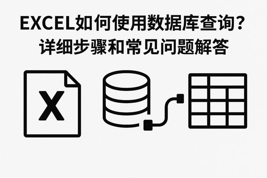 excel如何使用数据库查询？详细步骤和常见问题解答