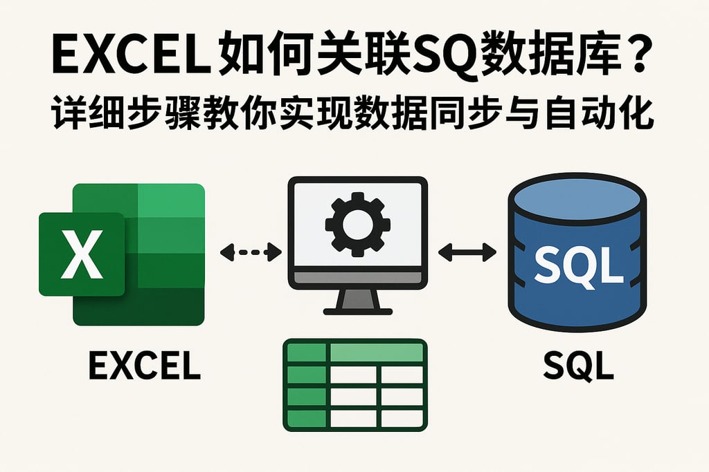 excel如何关联Sql数据库？详细步骤教你实现数据同步与自动化