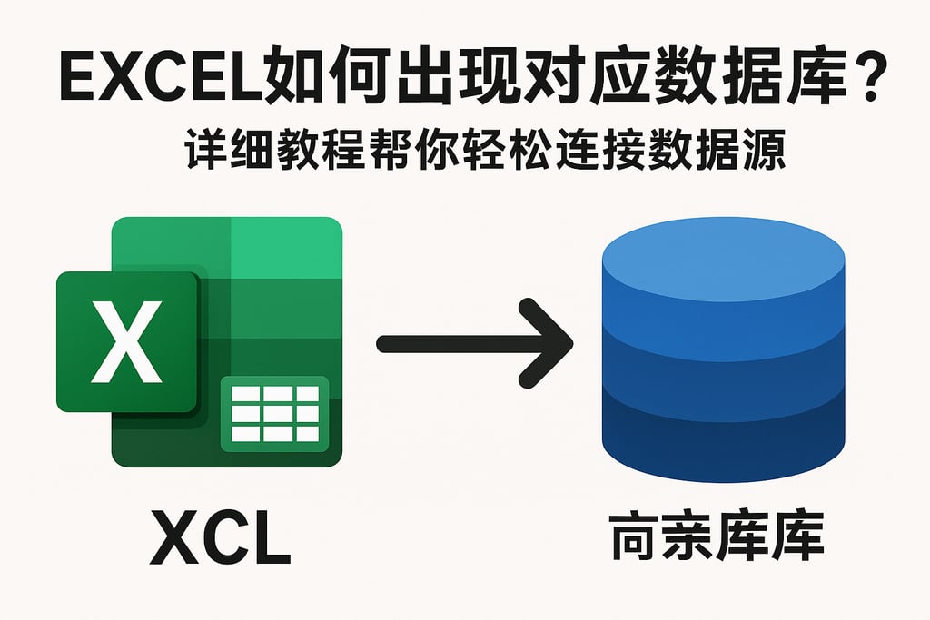 excel如何出现对应数据库？详细教程帮你轻松连接数据源