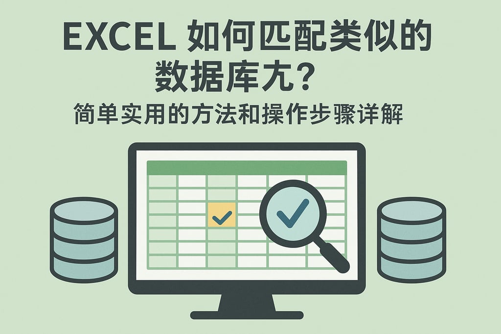 excel如何匹配类似的数据库？简单实用的方法和操作步骤详解