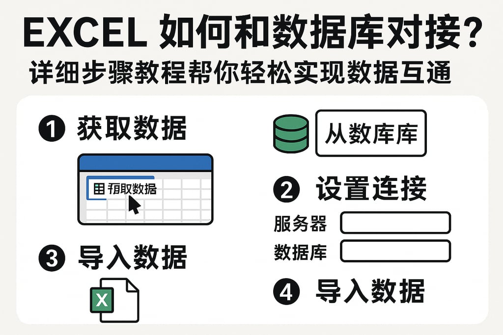 excel如何和数据库对接？详细步骤教程帮你轻松实现数据互通