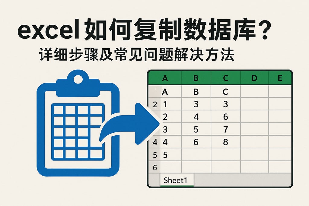 excel如何复制的数据库？详细步骤与常见问题解决方法