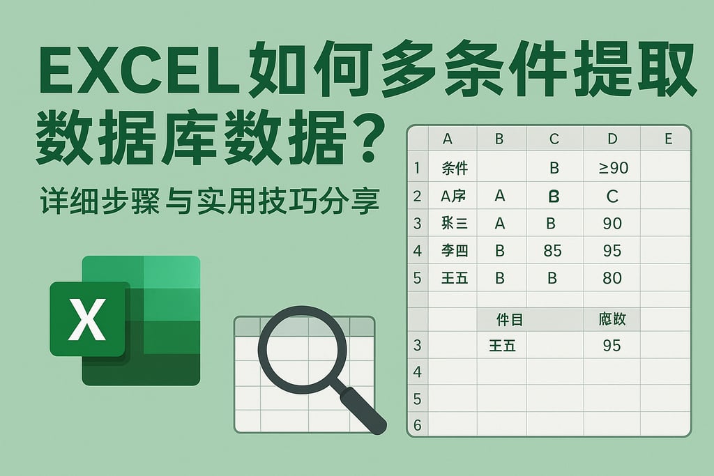 excel如何多条件提取数据库数据？详细步骤与实用技巧分享