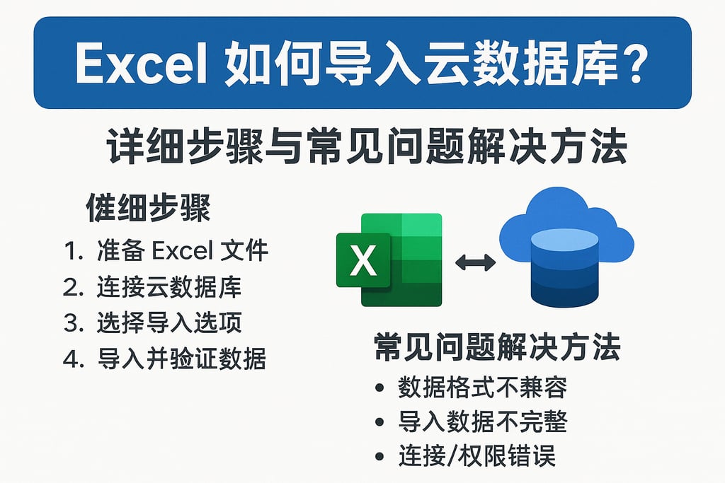excel如何导入云数据库？详细步骤与常见问题解决方法