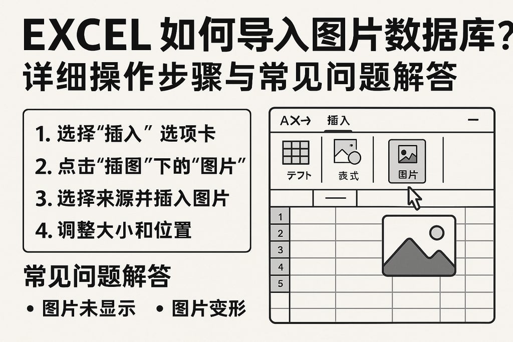excel如何导入图片数据库？详细操作步骤与常见问题解答