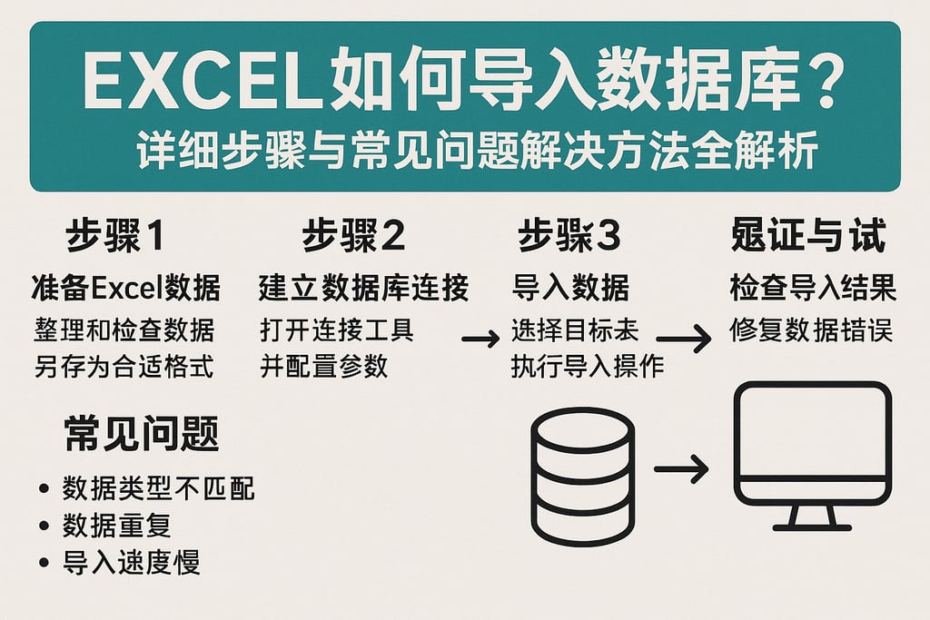 excel如何导入数据库6？详细步骤与常见问题解决方法全解析