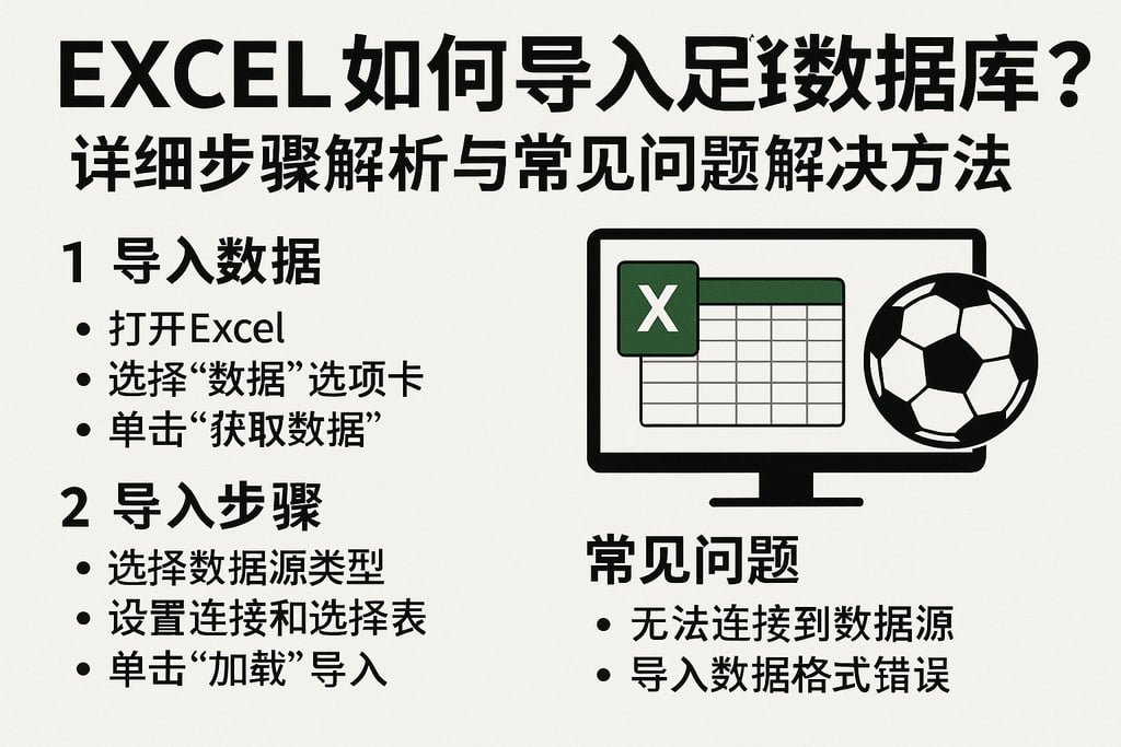 excel如何导入足彩数据库？详细步骤解析与常见问题解决方法
