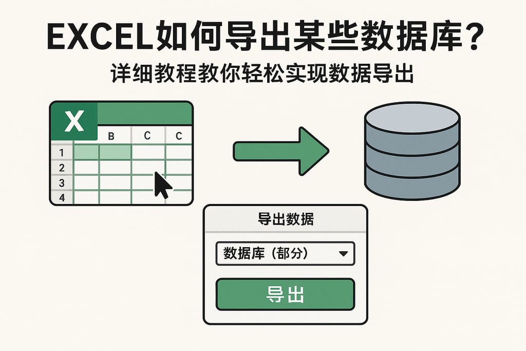 excel如何导出某些数据库？详细教程教你轻松实现数据导出