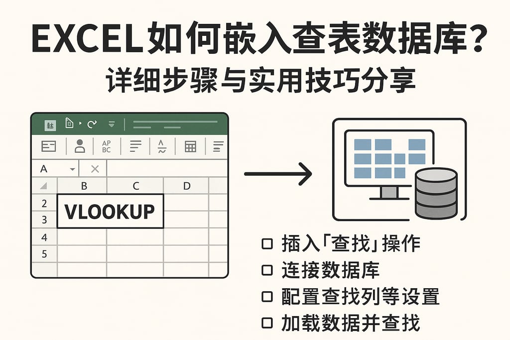 excel如何嵌入查表数据库？详细步骤与实用技巧分享