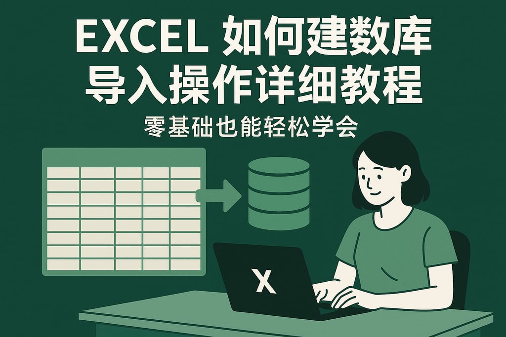 excel如何建数据库导入操作详细教程，零基础也能轻松学会