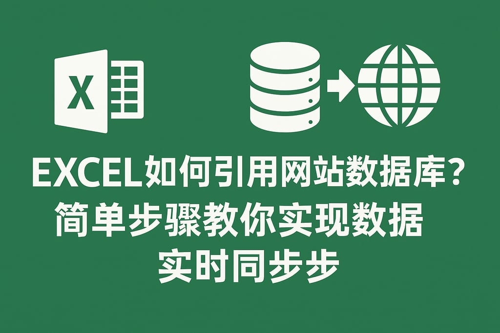 excel如何引用网站数据库？简单步骤教你实现数据实时同步
