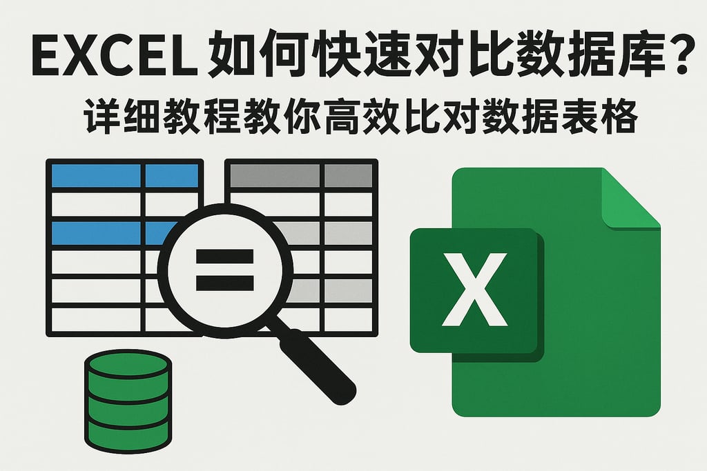 excel如何快速对比数据库？详细教程教你高效比对数据表格