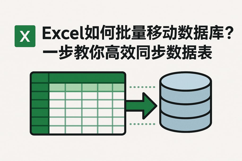 excel如何批量移动数据库？一步教你高效同步数据表