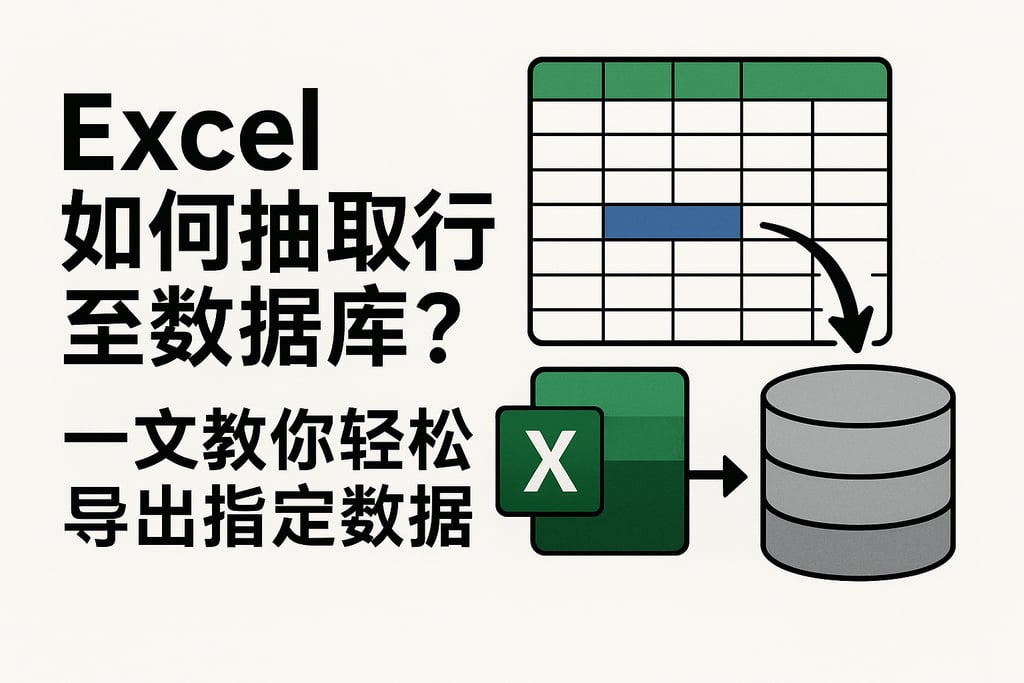 excel如何抽取行数据库？一文教你轻松导出指定数据