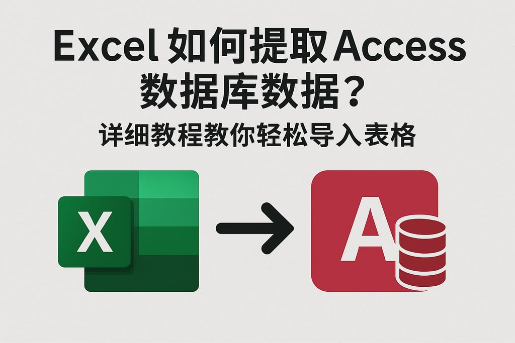 excel如何提取access数据库数据？详细教程教你轻松导入表格