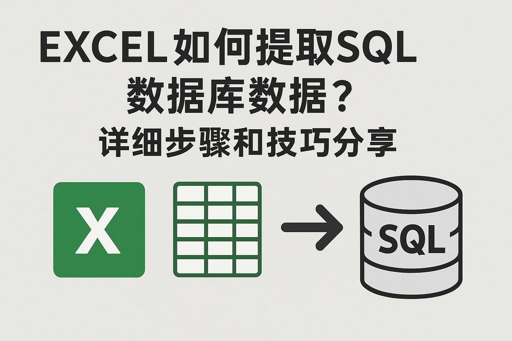 excel如何提取sql数据库数据？详细步骤和技巧分享