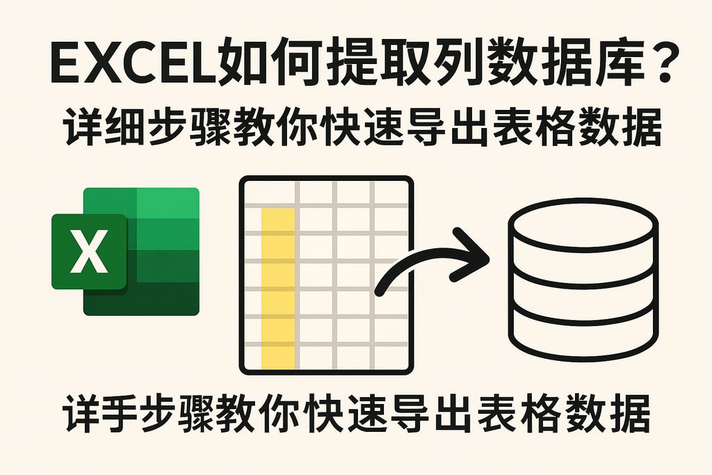 excel如何提取列数据库？详细步骤教你快速导出表格数据