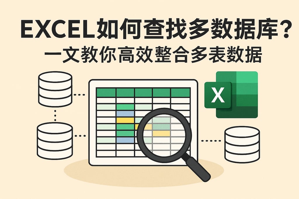 excel如何查找多数据库？一文教你高效整合多表数据