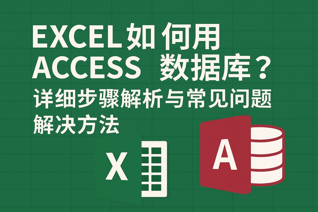excel如何用access数据库？详细步骤解析与常见问题解决方法