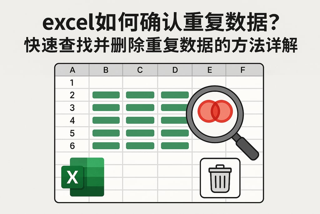 excel如何确认重复数据库？快速查找并删除重复数据的方法详解