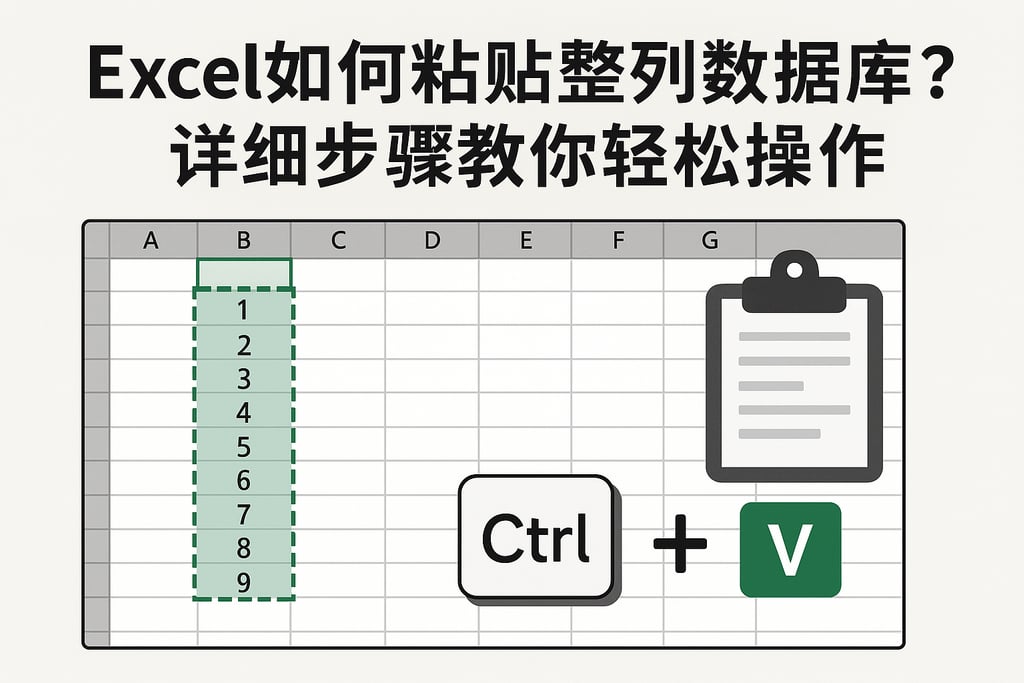 excel如何粘贴整列数据库？详细步骤教你轻松操作