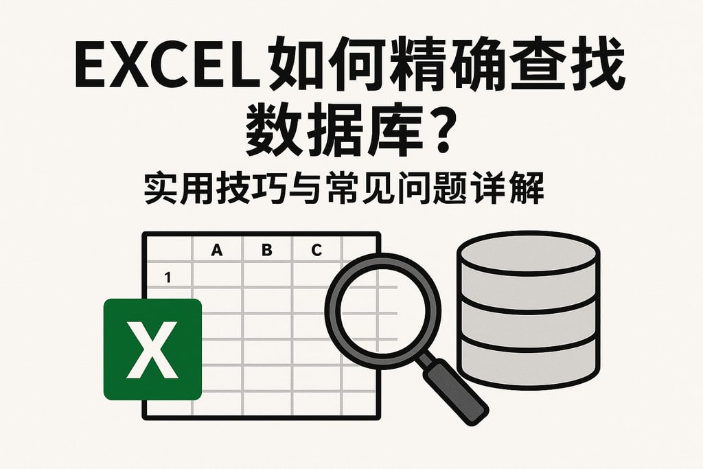 excel如何精确查找数据库？实用技巧与常见问题详解