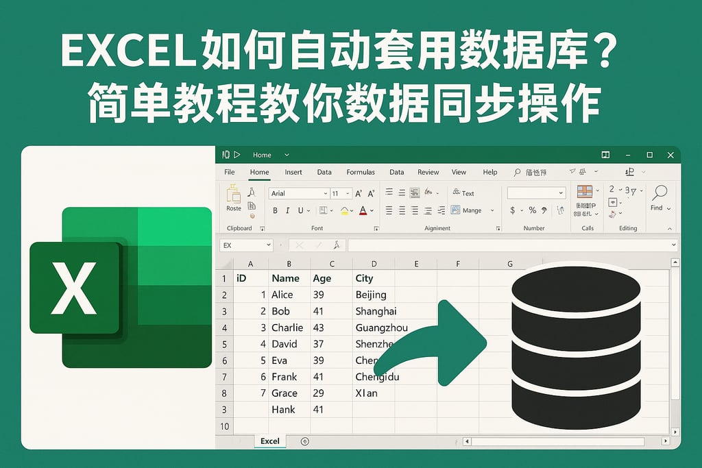 excel如何自动套用数据库？简单教程教你数据同步操作