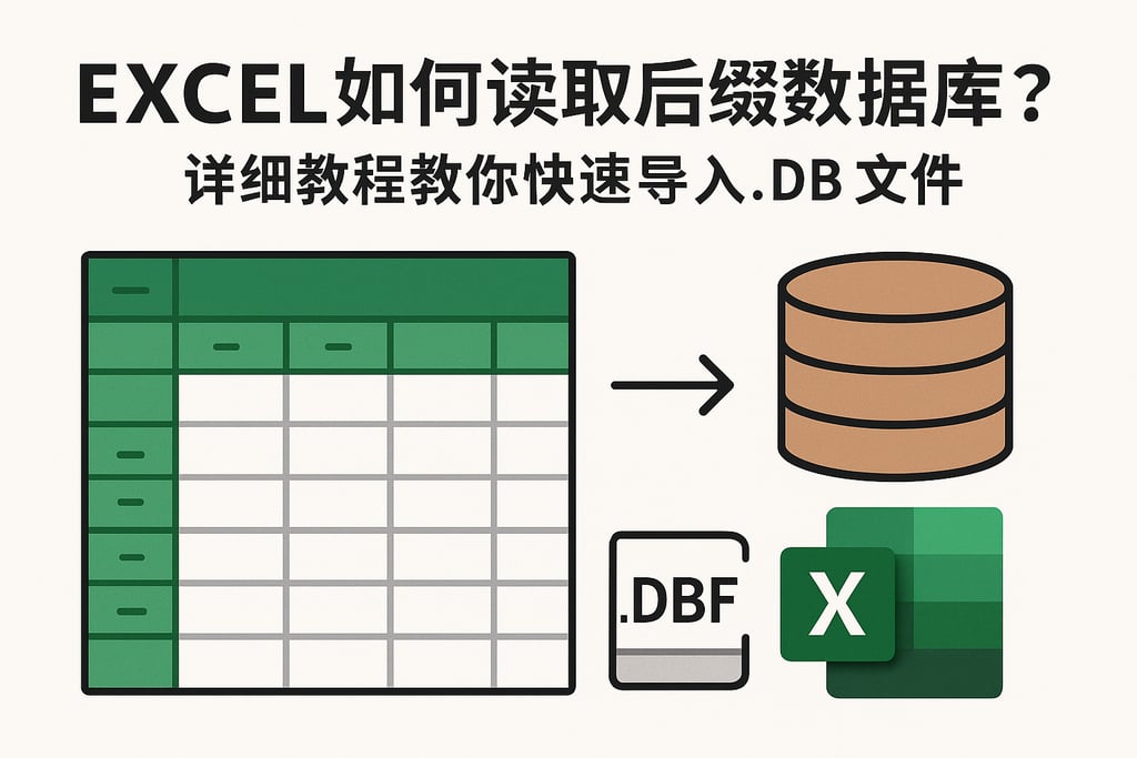 excel如何读取后缀数据库？详细教程教你快速导入.dbf文件