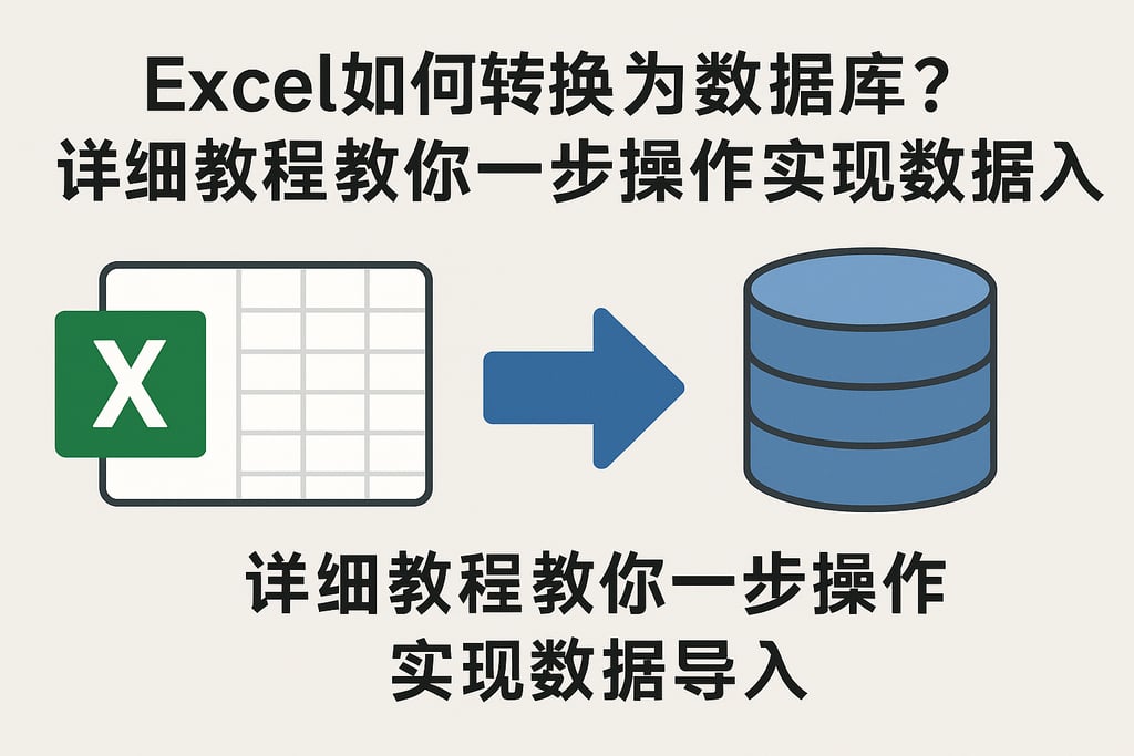 excel如何转换为数据库？详细教程教你一步操作实现数据导入
