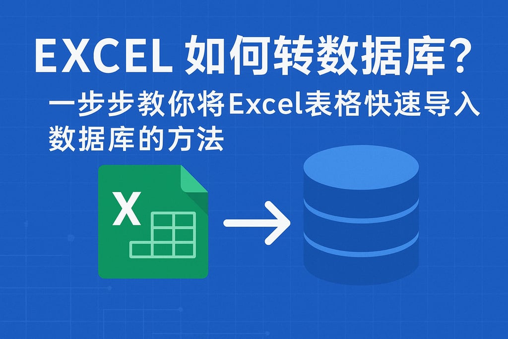 excel如何转数据库？一步步教你将Excel表格快速导入数据库的方法