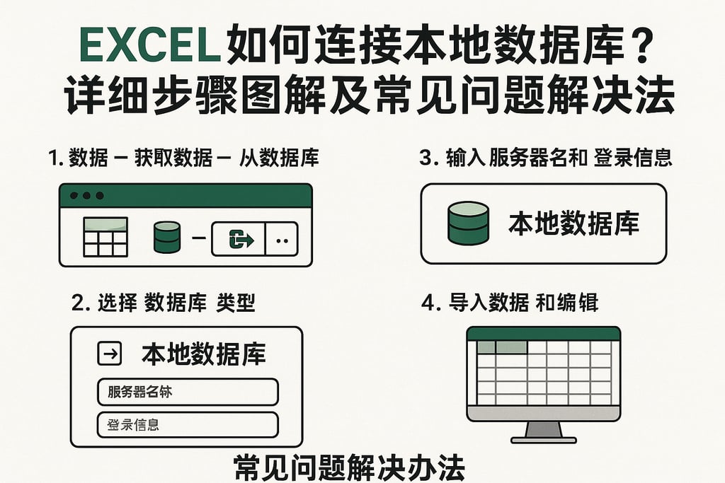 excel如何连接本地数据库？详细步骤图解及常见问题解决办法