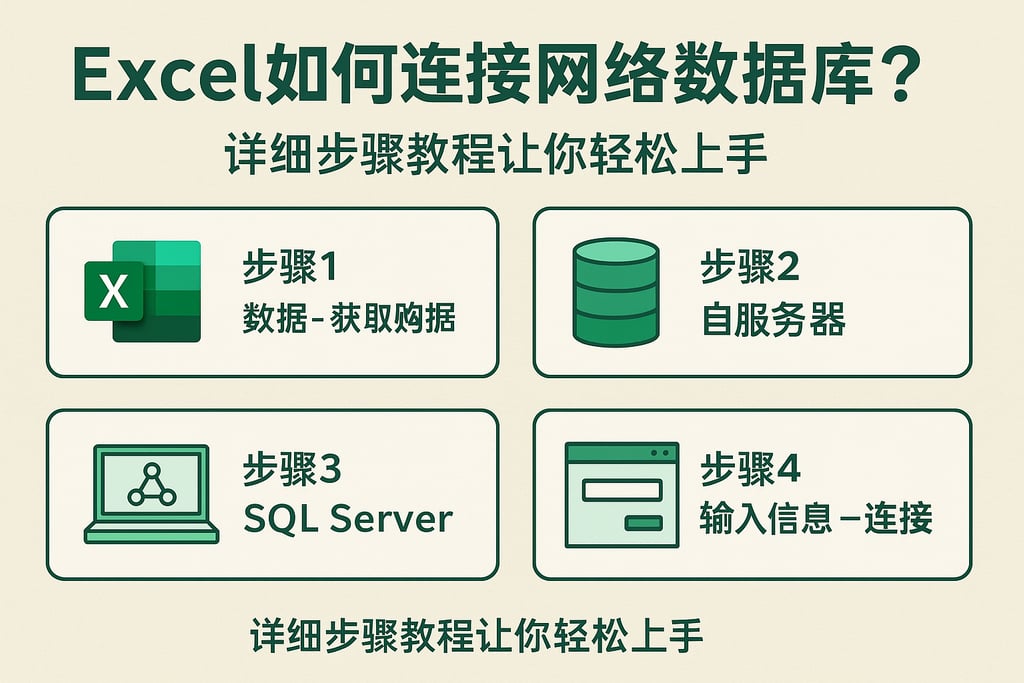 excel如何连接网络数据库？详细步骤教程让你轻松上手