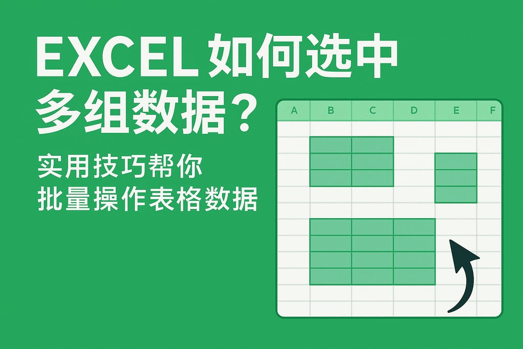 excel如何选中多组数据库？实用技巧帮你批量操作表格数据