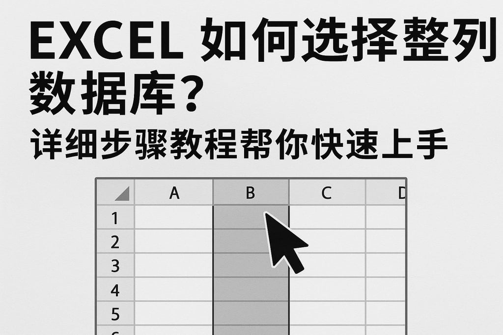 excel如何选择整列数据库？详细步骤教程帮你快速上手