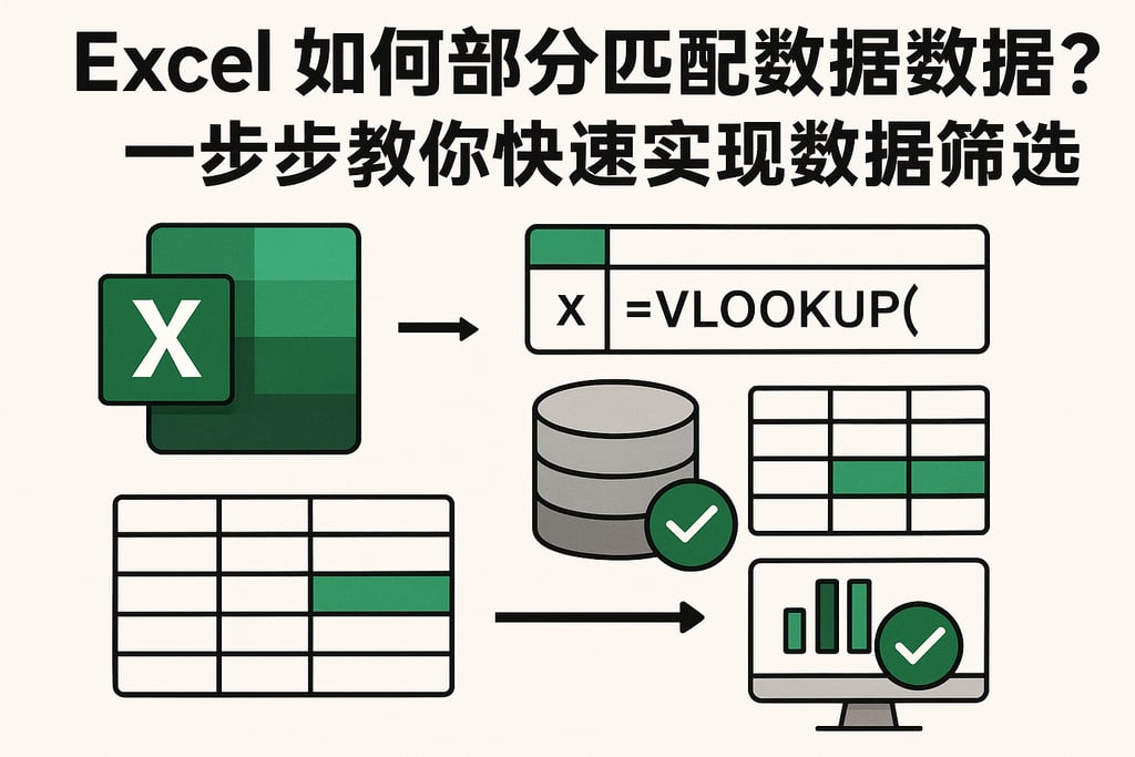 excel如何部分匹配数据库数据？一步步教你快速实现数据筛选