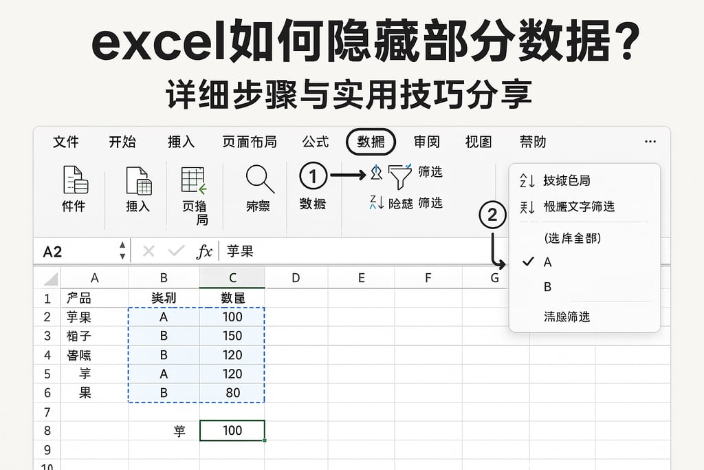 excel如何隐藏部分数据库？详细步骤与实用技巧分享