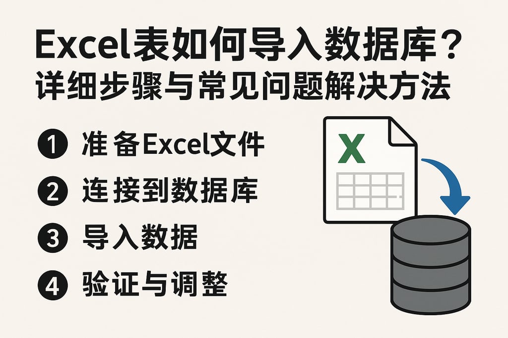 excel表如何导入数据库？详细步骤与常见问题解决方法指南