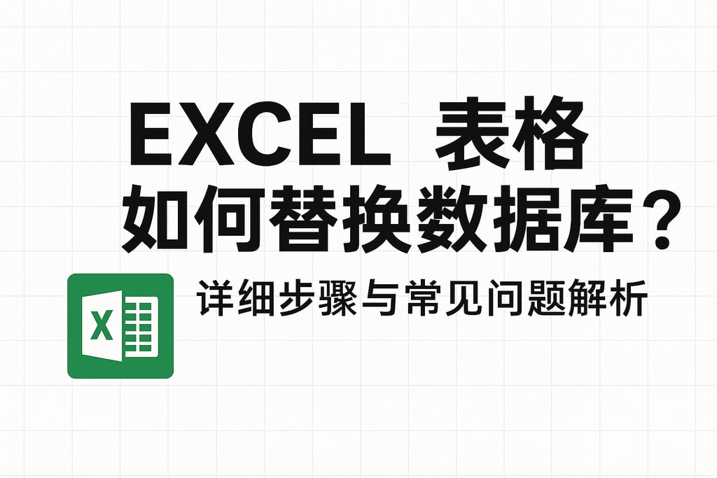 excel表格如何替换数据库？详细步骤与常见问题解析