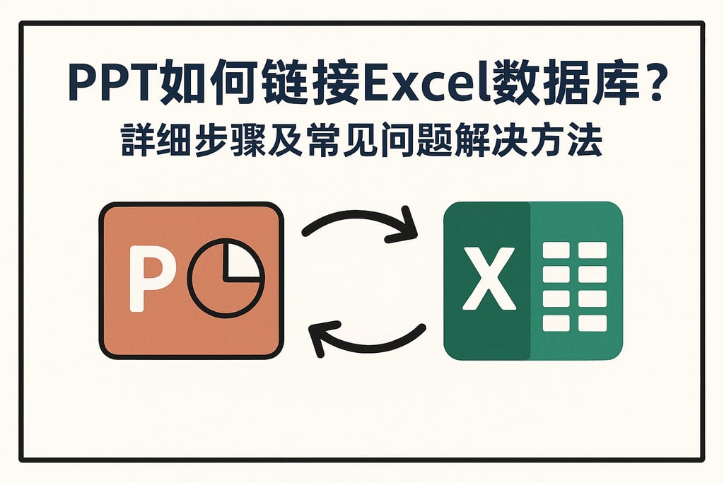 ppt如何链接excel数据库？详细步骤及常见问题解决方法