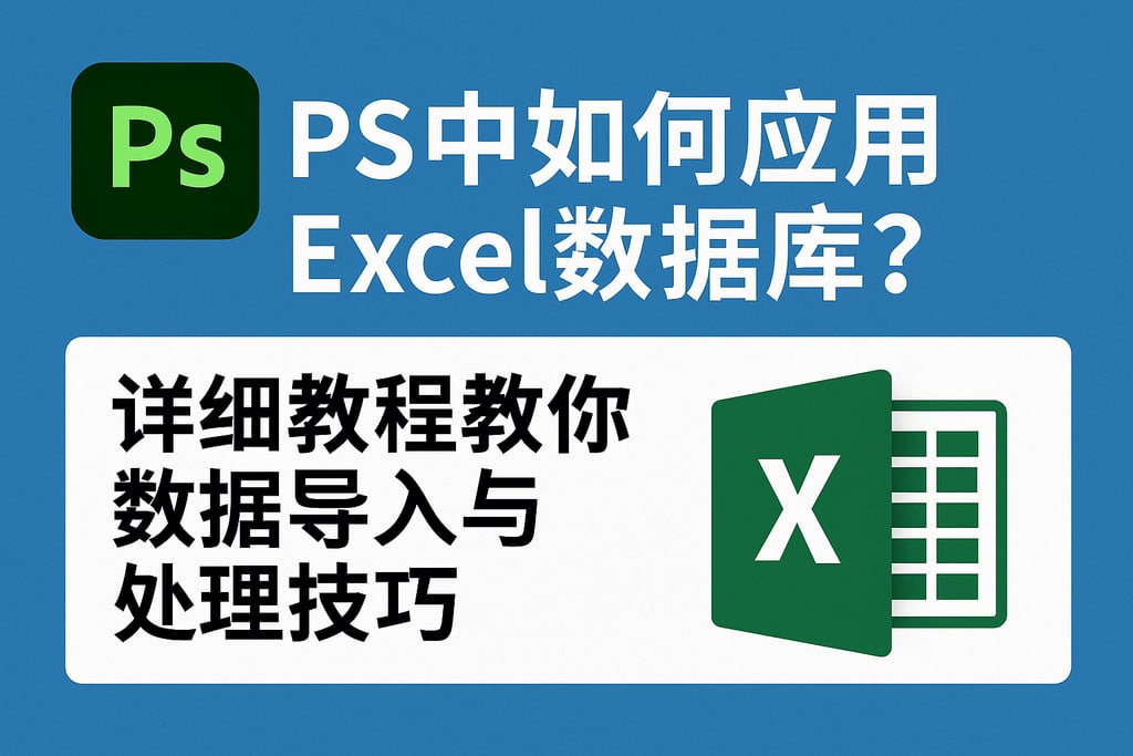 ps中如何应用excel数据库？详细教程教你数据导入与处理技巧