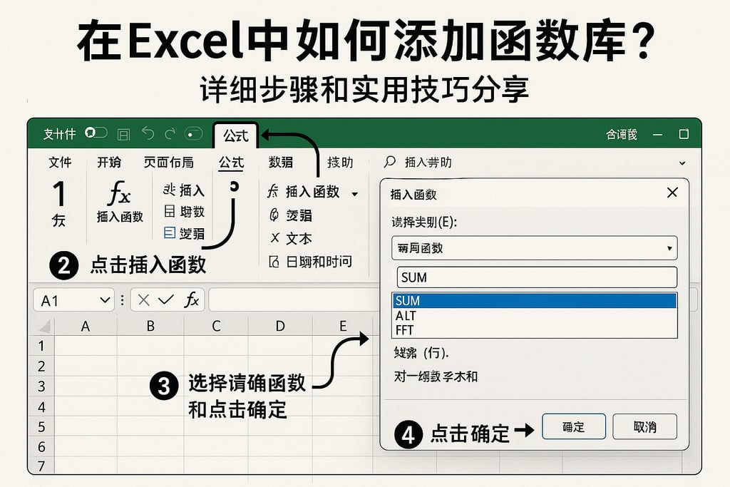 在Excel中如何添加函数库？详细步骤和实用技巧分享