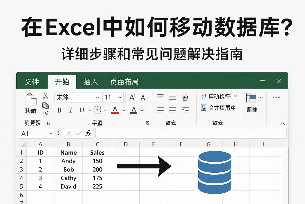在Excel中如何移动数据库？详细步骤和常见问题解决指南
