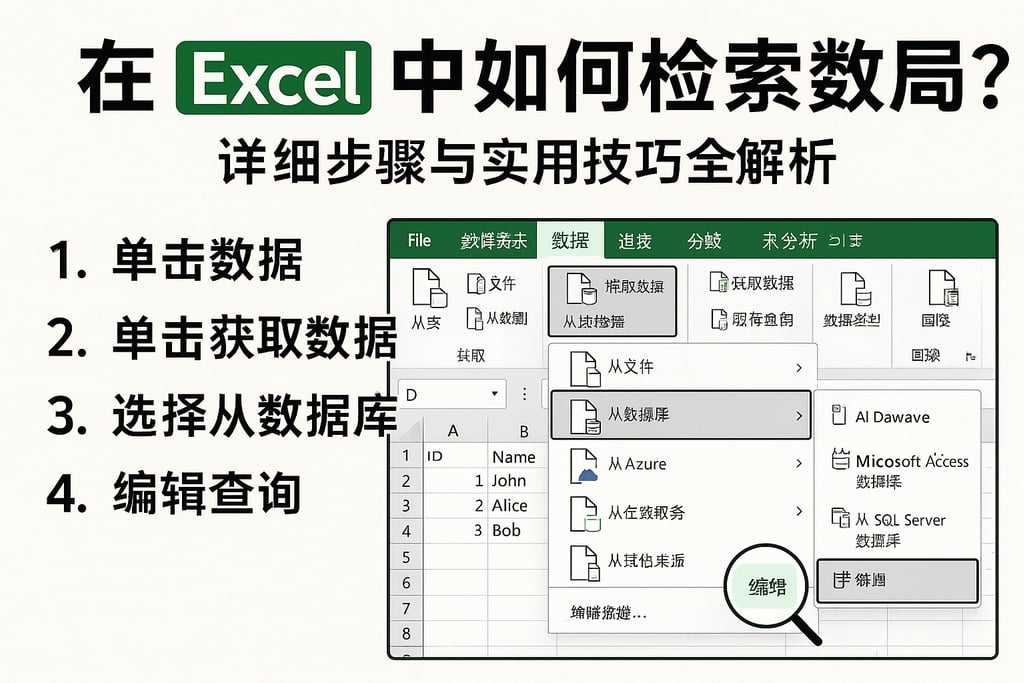 在excel中如何检索数据库？详细步骤与实用技巧全解析