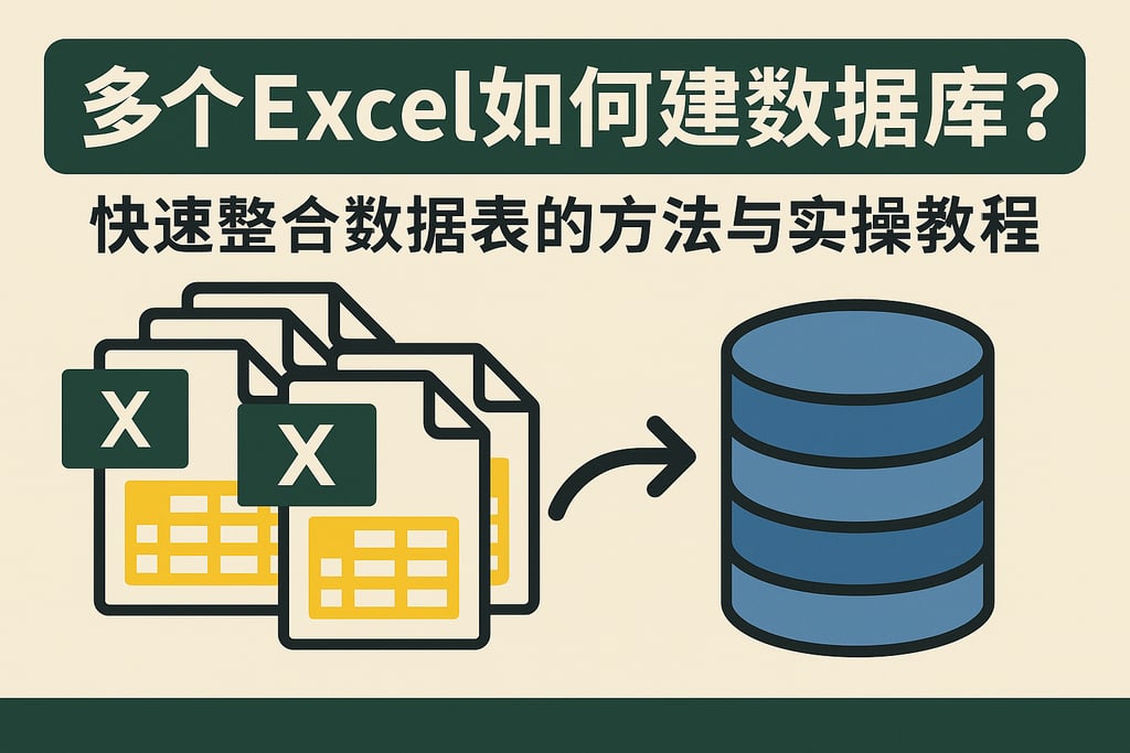 多个Excel如何建数据库？快速整合数据表的方法与实操教程