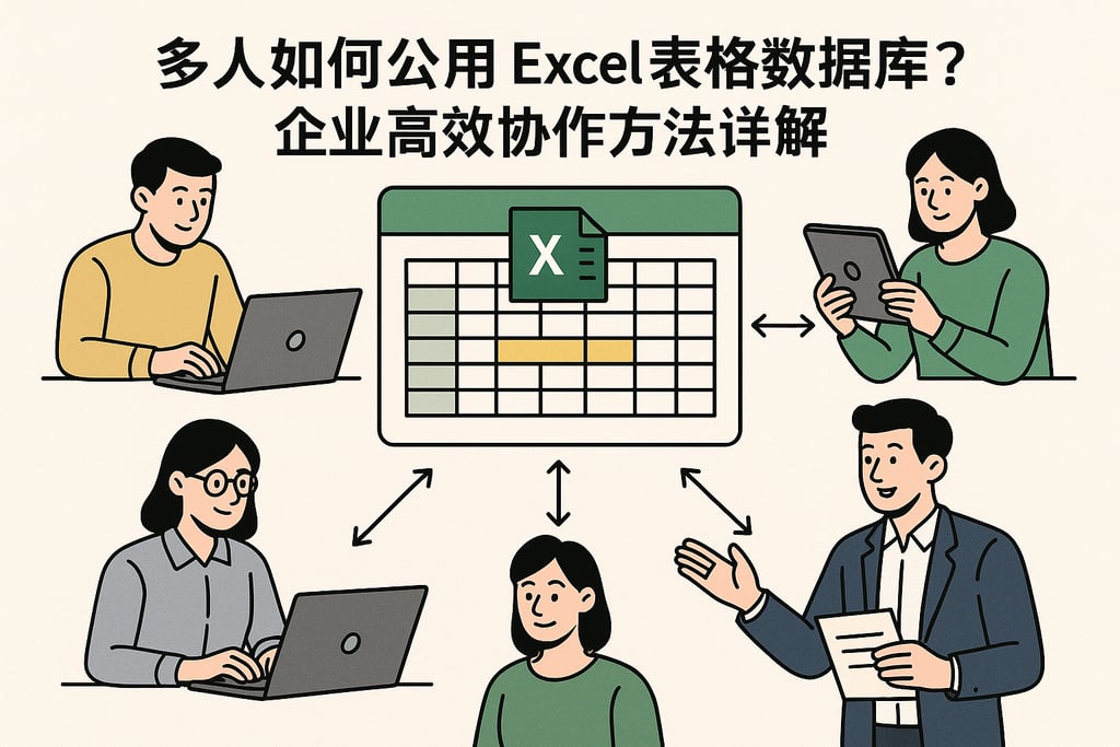 多人如何公用excel表格数据库？企业高效协作方法详解